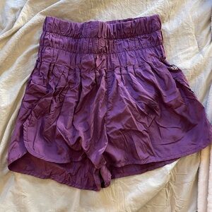 FP Movement by Free People High Waist Purple The Way Home shorts